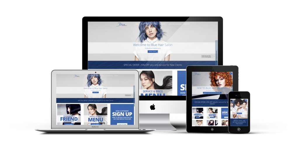 Blue hair website
